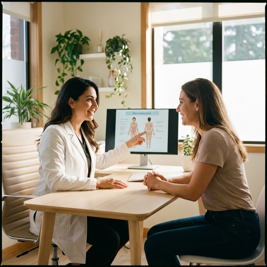 Consultation dans une clinique esthétique à Alicante